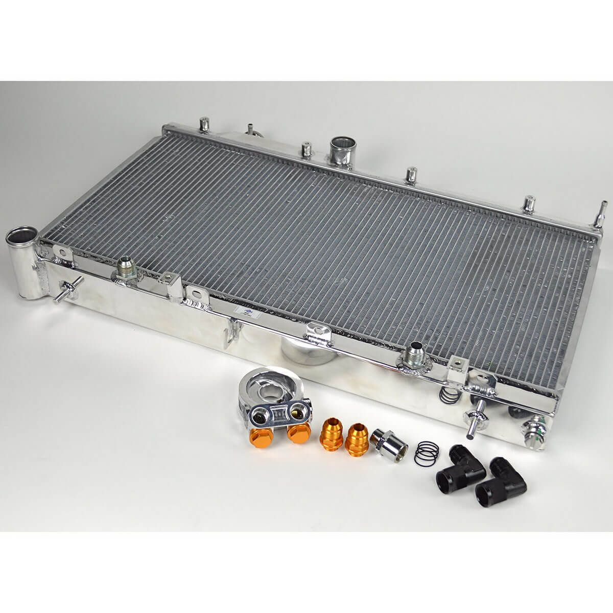 CSF Aluminum Radiator w/ Built In Oil Cooler, 2008-2014 WRX & 2008-2021 STi