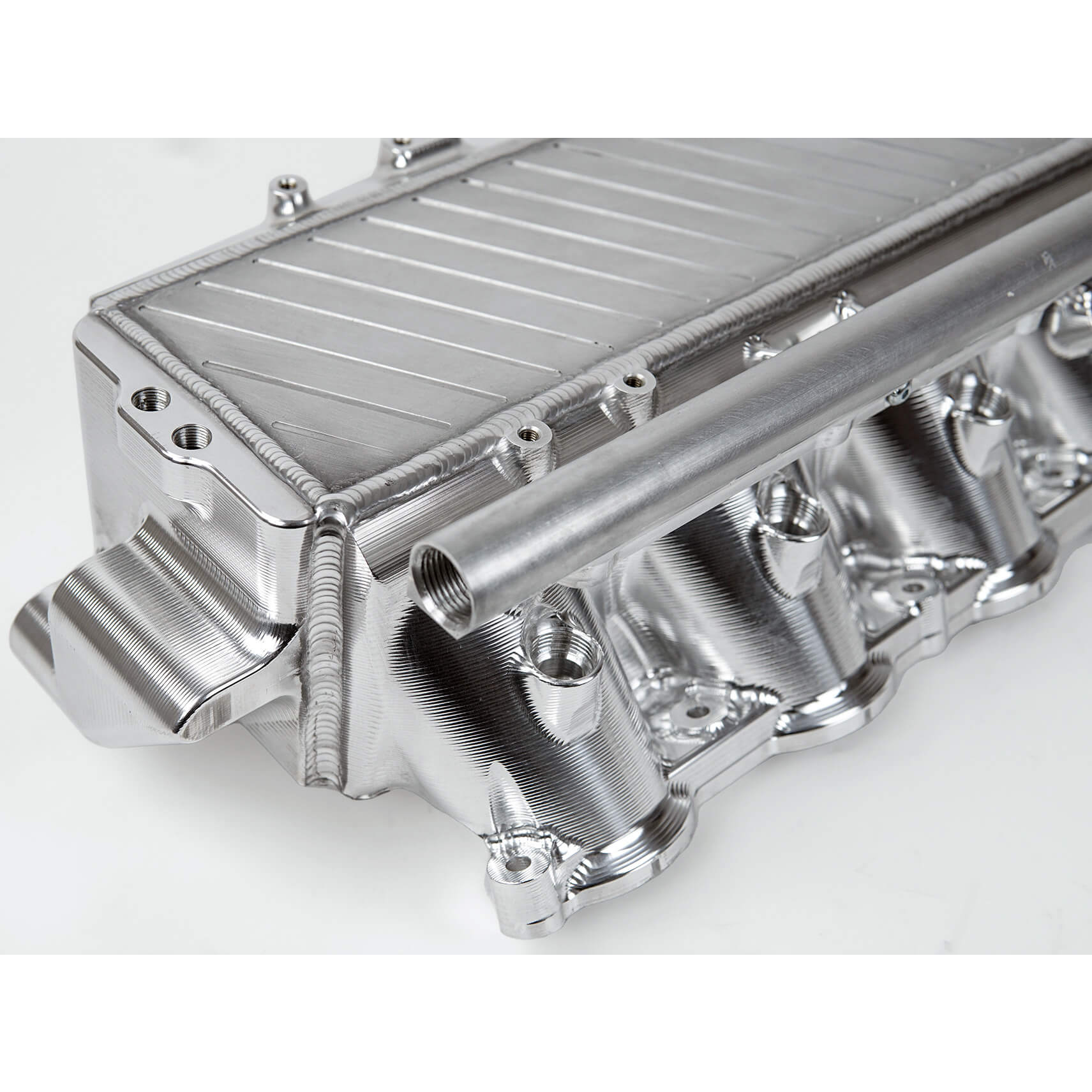 CSF Charge-Air Cooler Manifold- Machined Billet Aluminum, 2020-2024 GR Supra (A90) - Angle 2