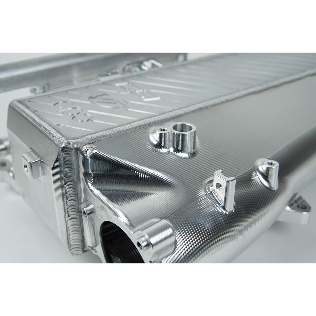 CSF Charge-Air Cooler Manifold- Machined Billet Aluminum, 2020-2024 GR Supra (A90) - Angle 3