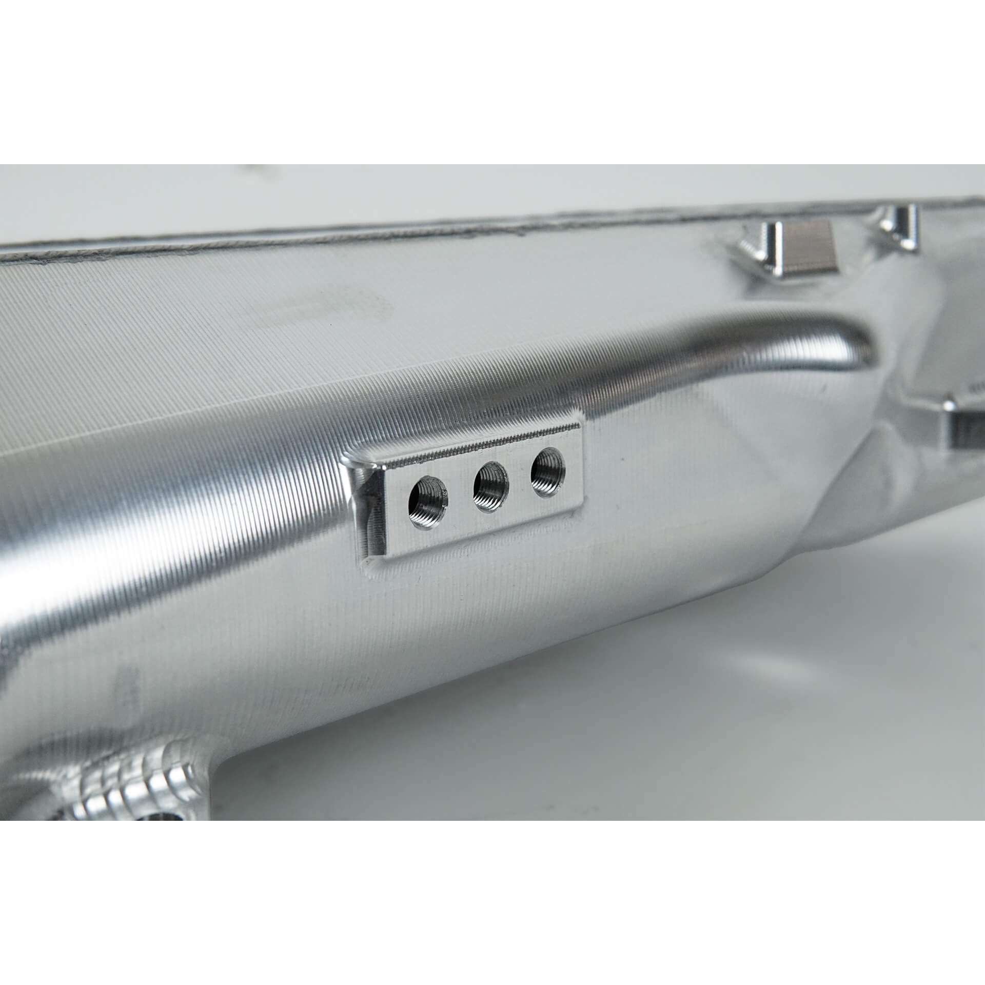 CSF Charge-Air Cooler Manifold- Machined Billet Aluminum, 2020-2024 GR Supra (A90) - Angle 4