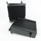 CSF High-Performance Auxiliary Radiator, Fits Both L & R Two Required, 2020-2024 GR Supra (A90) - Angle 3