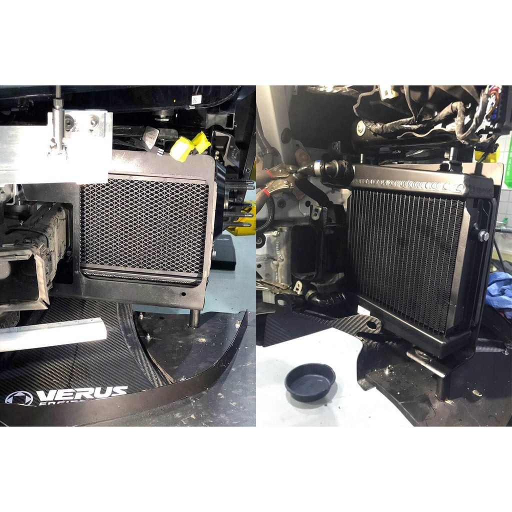 CSF High-Performance Auxiliary Radiator, Fits Both L & R Two Required, 2020-2024 GR Supra (A90) - Angle 5
