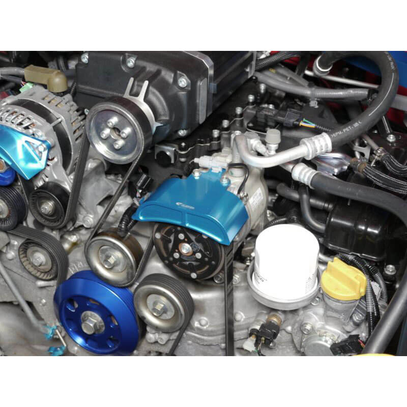 Cusco AC Compressor Cover (Blue), 2013-2017 BRZ & FR-S