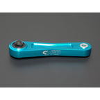 Cusco Billet Aluminum Pitch Stop Mount (Blue), 2002-2026 WRX & 2004-2021 STi - Angle 3