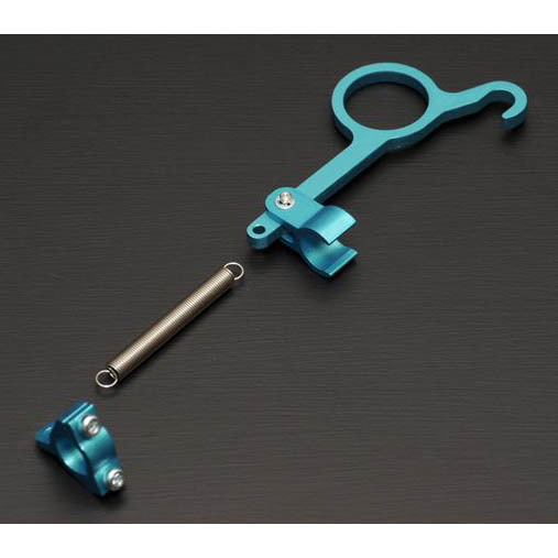 Cusco Billet Anodized Aluminum Engine Oil Dip Stick Holder (Blue), 2022-2026 BRZ & GR86
