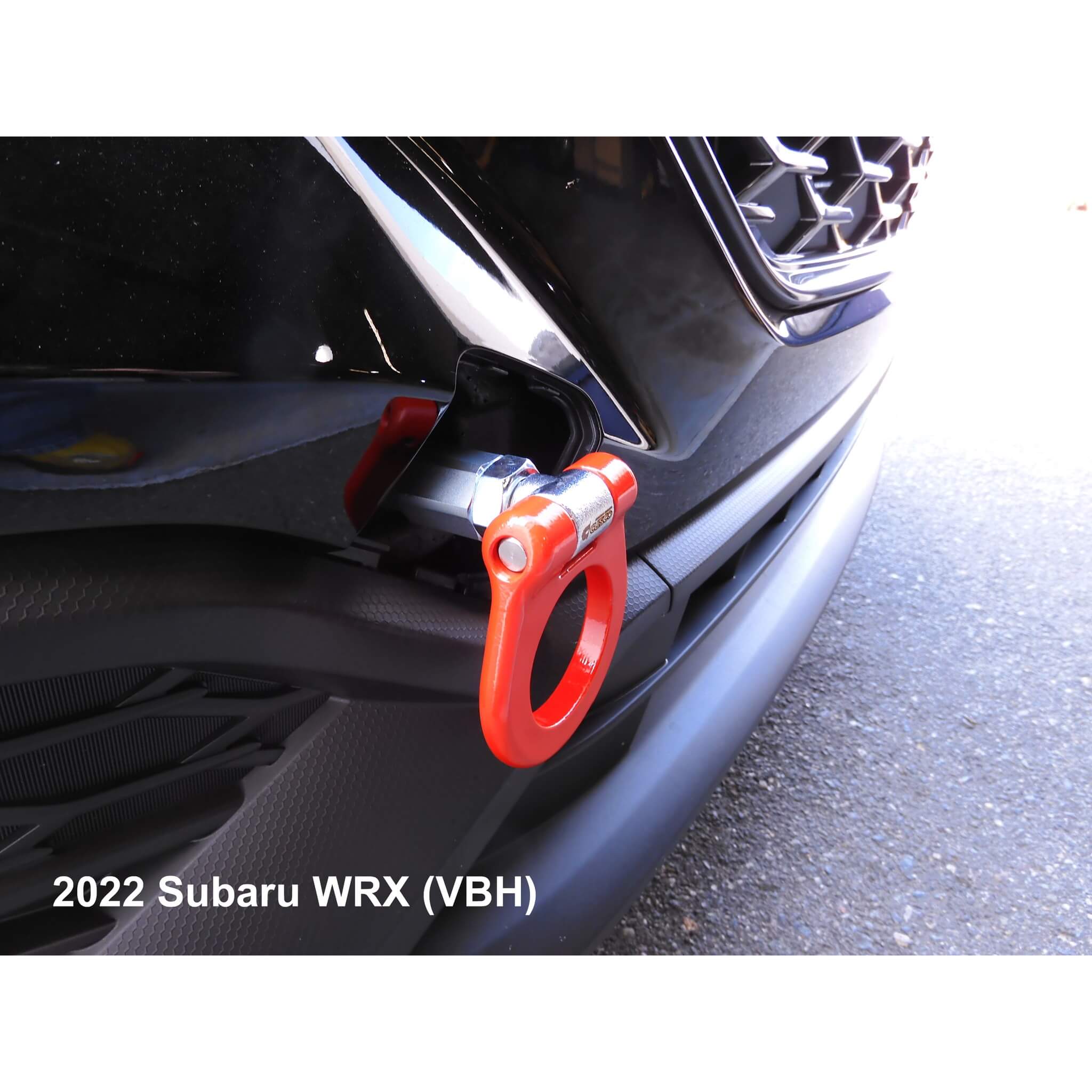 Cusco Folding Tow Hook (Rear, Red), 2011+ WRX/STi & BRZ/FR-S/86 - Angle 5