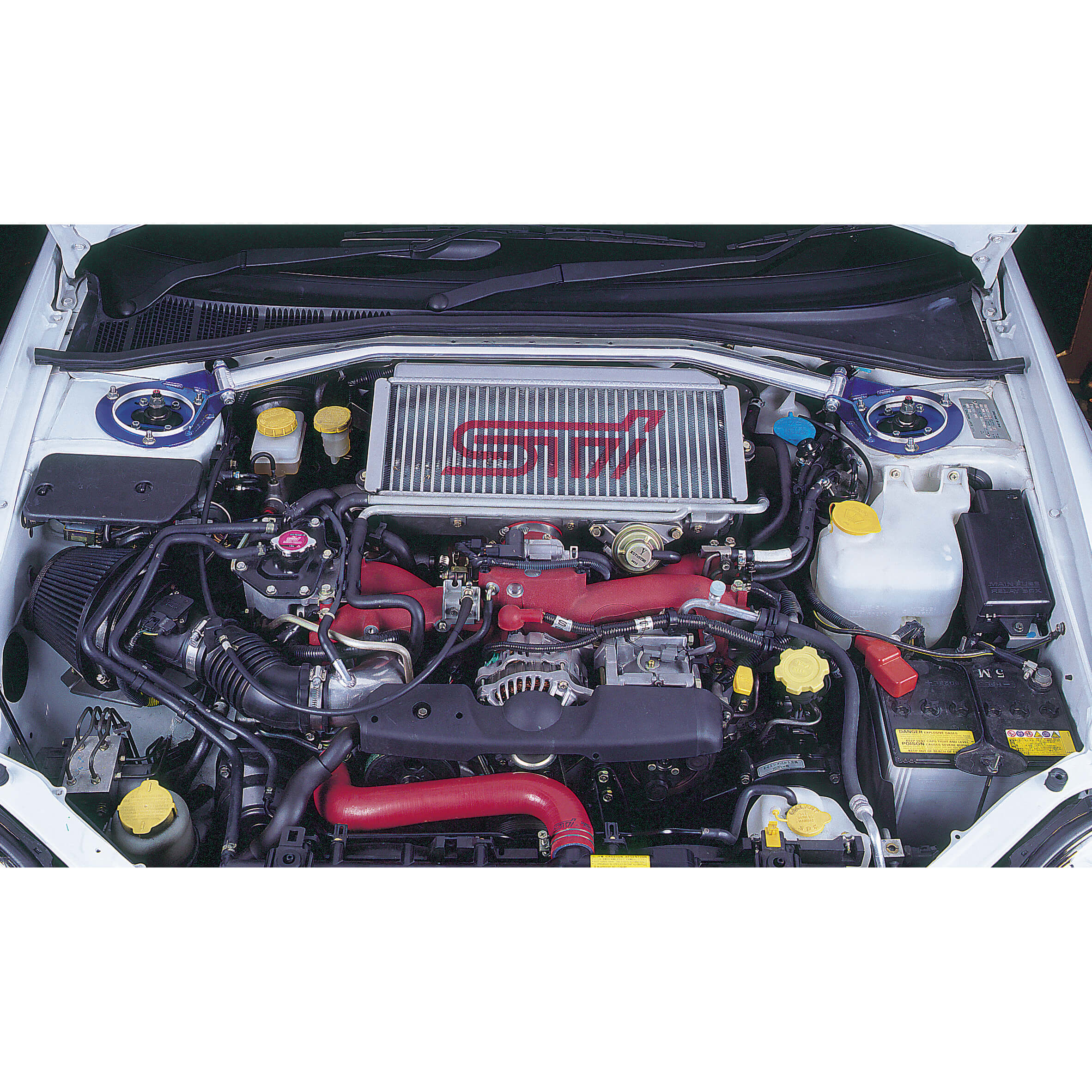 Cusco Front Aluminum Strut Bar (Oval Shape Bar), 2002-2007 WRX & 2004-2007 STi