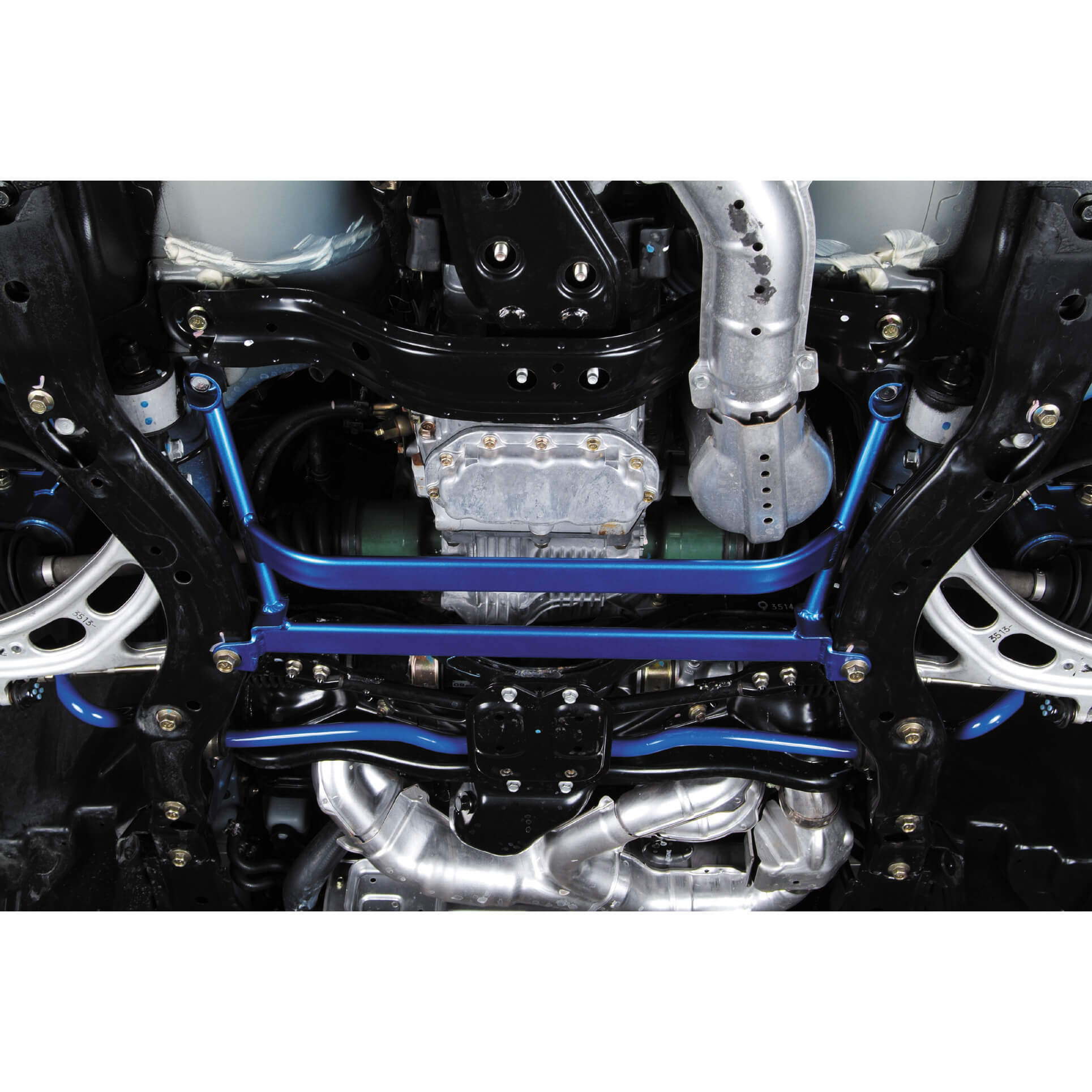 Cusco Front Lower Arm Brace, 2002-2007 WRX & 2004-2007 STi - Angle 2