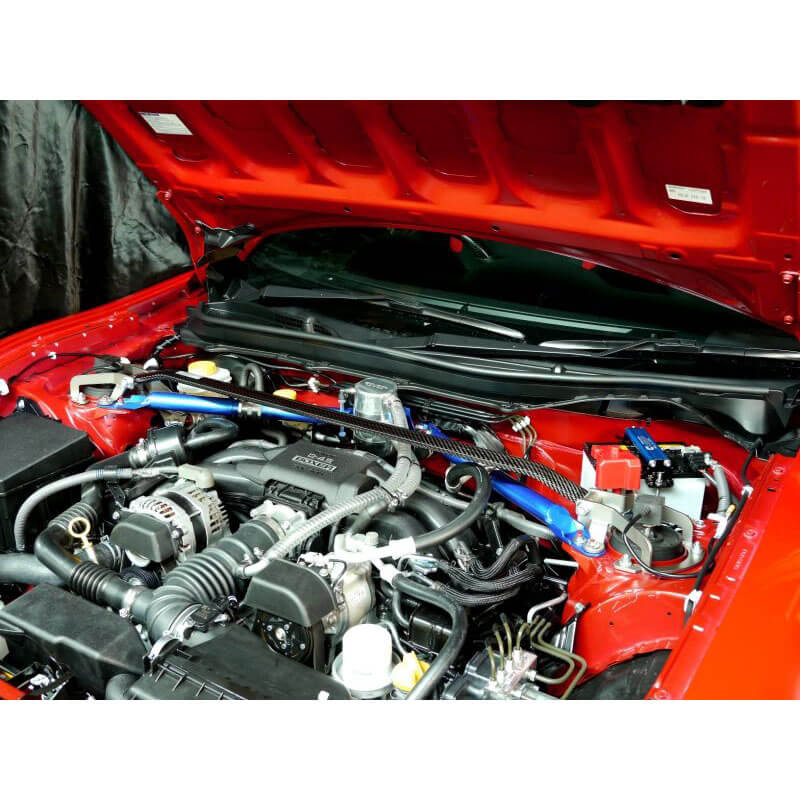 Cusco Front Strut Bar w/ Brake Cylinder Stopper (ALC Type), 2013-2017 BRZ & FR-S - Angle 2