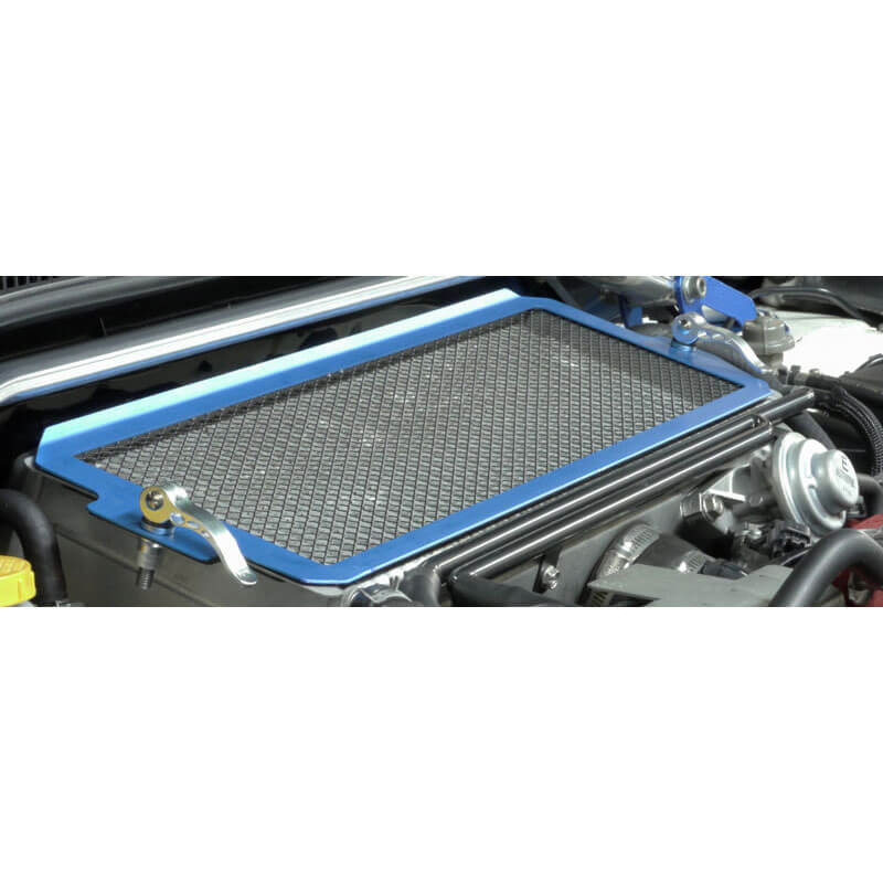 Cusco Intercooler Protection Grill Kit (Blue w/ Black Mesh), 2004-2007 WRX & 2004-2007 STi