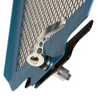 Cusco Intercooler Protection Grill Kit (Blue w/ Black Mesh), 2004-2007 WRX & 2004-2007 STi - Angle 2