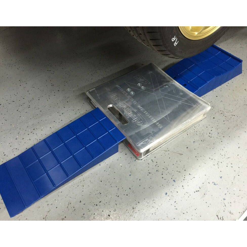 Cusco Jack Assist Ramps (Pair/2, Blue) - Angle 5