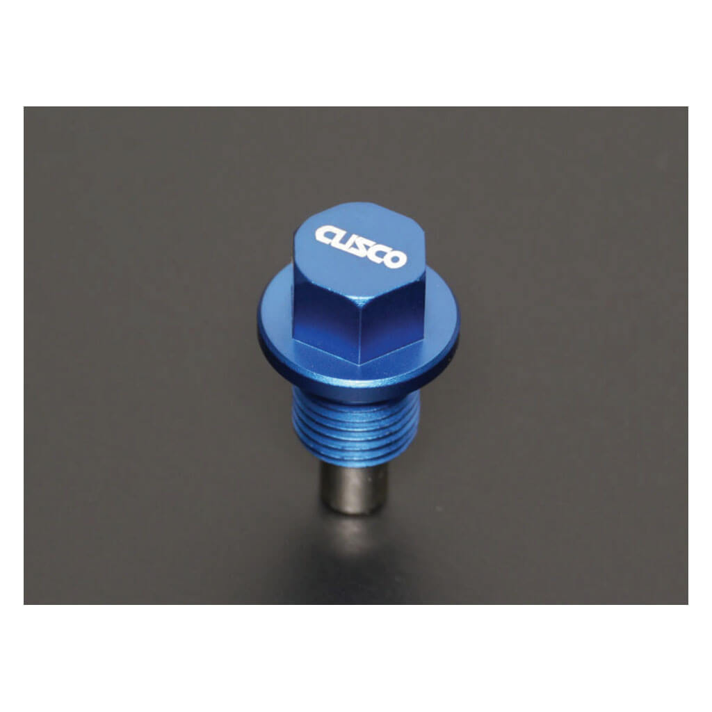 Cusco Magnetic Oil Pan Drain Plug Bolt (M12x1.25mm, Blue), Toyota/Nissan