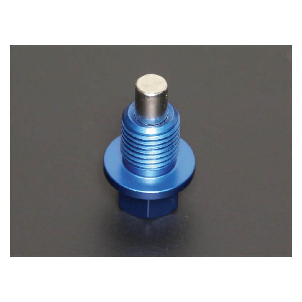 Cusco Magnetic Oil Pan Drain Plug Bolt (M12x1.25mm, Blue), Toyota/Nissan - Angle 2