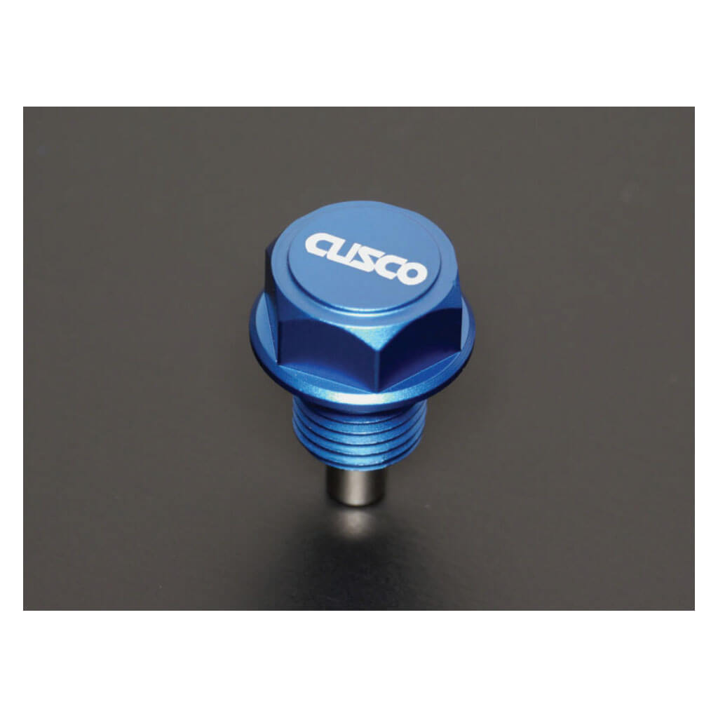 Cusco Magnetic Oil Pan Drain Plug Bolt (M14x1.5mm, Blue), Honda/Mazda/Mitsubishi/Suzuki