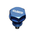 Cusco Magnetic Oil Pan Drain Plug Bolt (M16x1.5mm, Blue), 2013-2026 BRZ/FR-S/86/GR86