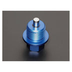 Cusco Magnetic Oil Pan Drain Plug Bolt (M20x1.5mm, Blue), Subaru - Angle 2