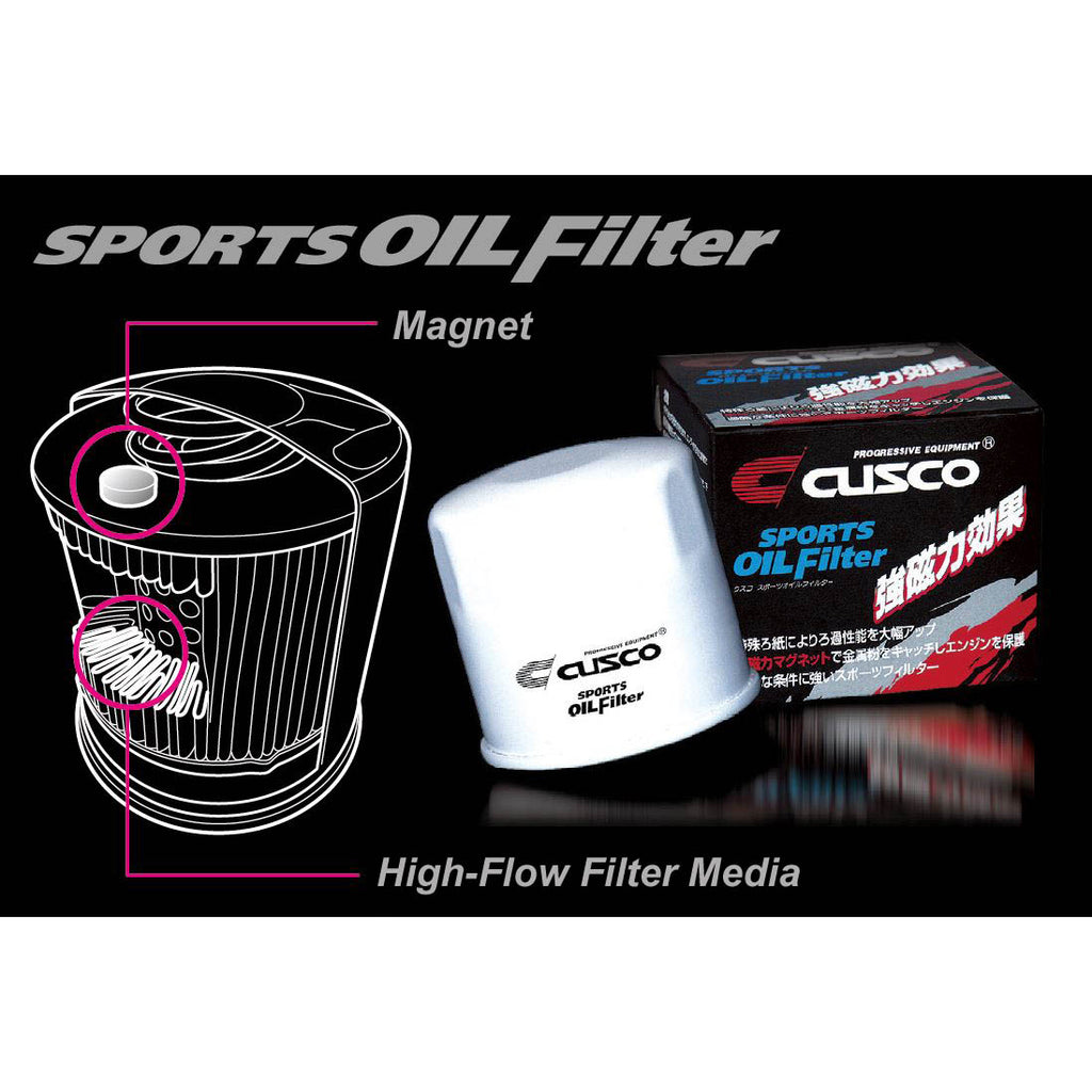 Cusco Oil Filter (80mm OD x 70mm H, M20x1.5mm), 2022-2026 BRZ & GR86