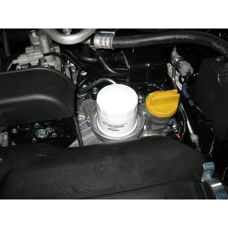 Cusco Oil Filter (80mm OD x 70mm H, M20x1.5mm), 2022-2026 BRZ & GR86 - Angle 3