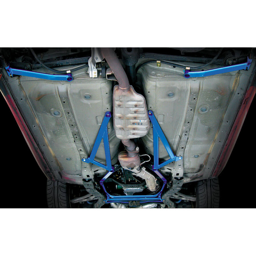 Cusco Power Brace (Center Floor), 2002-2007 WRX & STi (MT Only) - Angle 3