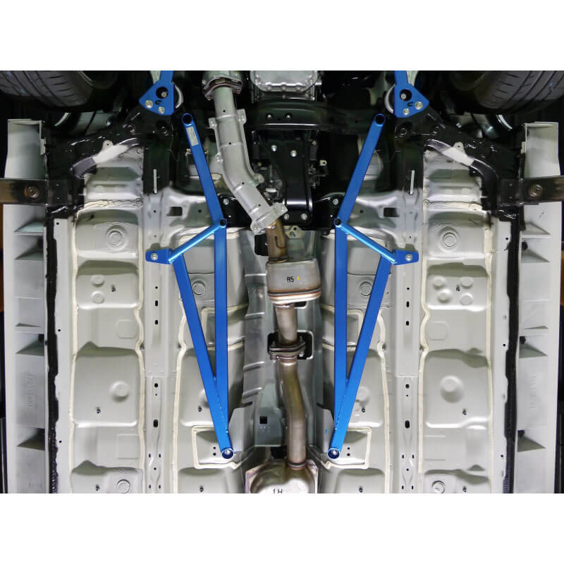 Cusco Power Brace (Floor Center), 2008-2014 WRX & 2008-2014 STi - Angle 2