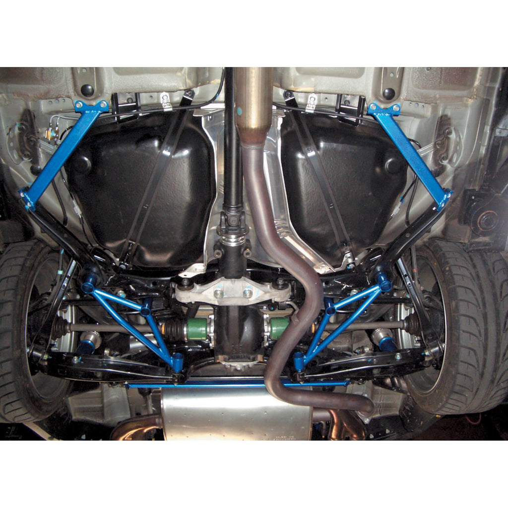 Cusco Power Brace (Rear Floor), 2008-2014 WRX & 2008-2014 STi - Angle 3