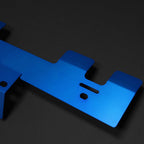 Cusco Radiator Cooling Plate (Blue), 2006-2007 STi - Angle 3