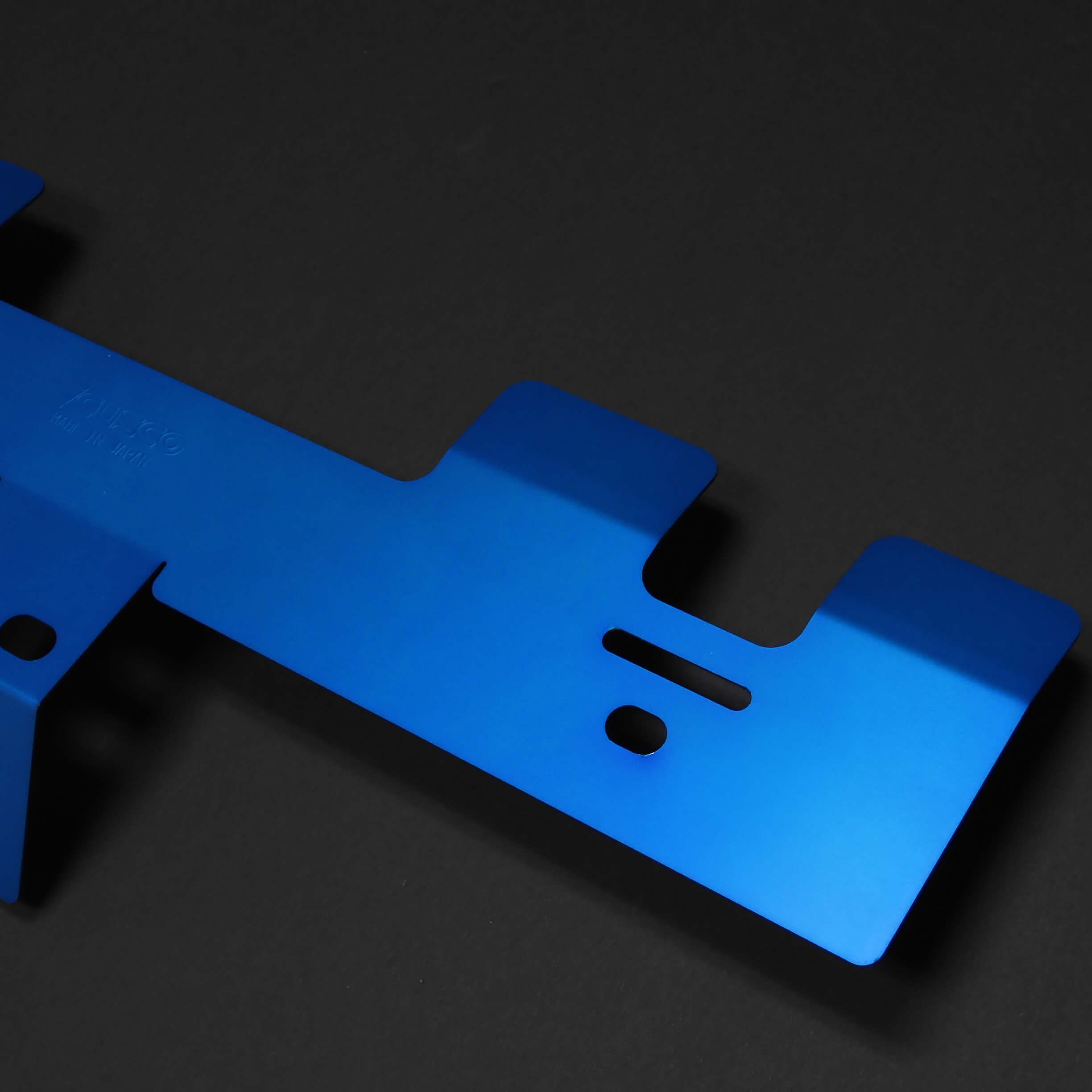 Cusco Radiator Cooling Plate (Blue), 2006-2007 STi - Angle 3