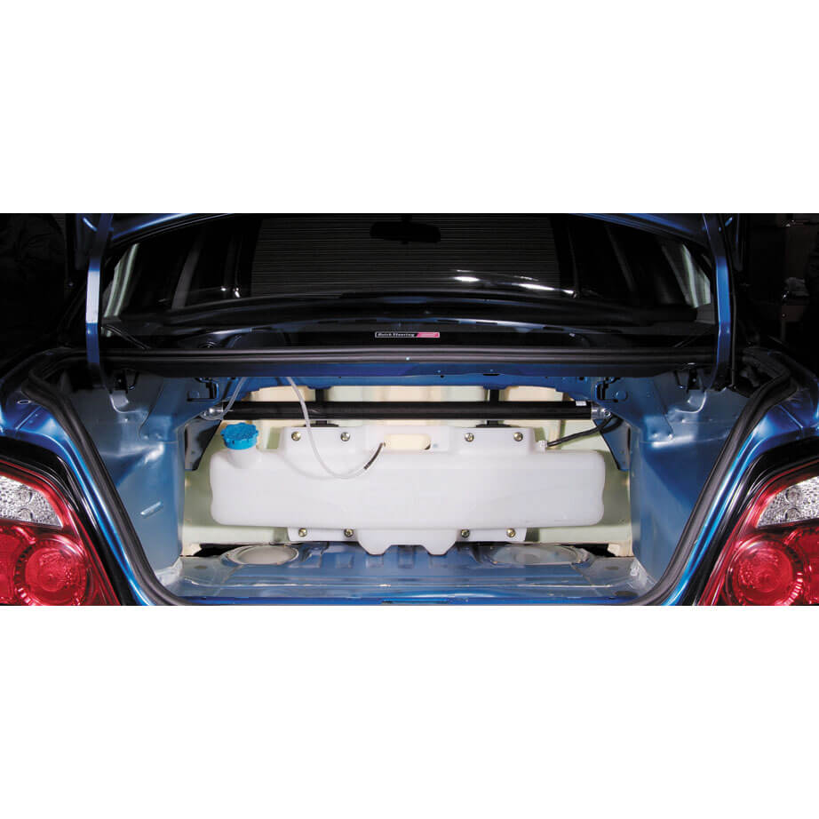 Cusco Rear Aluminum Strut Bar (Carbon Fiber Bar), 2002-2007 WRX & 2004-2007 STi