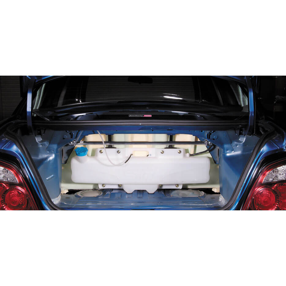Cusco Rear Aluminum Strut Bar (Oval Shaped Bar), 2002-2007 WRX & 2004-2007 STi - Angle 3