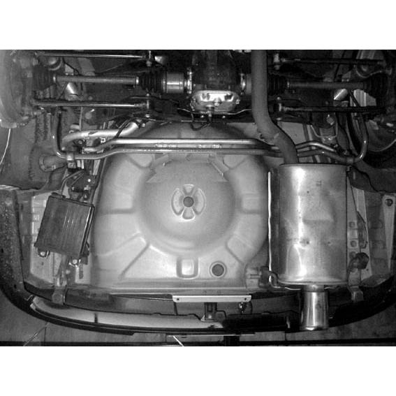 Cusco Rear Subframe Power Brace (Lower Bar), 2002-2007 WRX & 2004-2007 STi - Angle 2