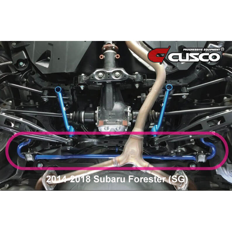 Cusco Rear Sway Bar (20mm), 2008-2021 WRX & 2008-2021 STi - Angle 2