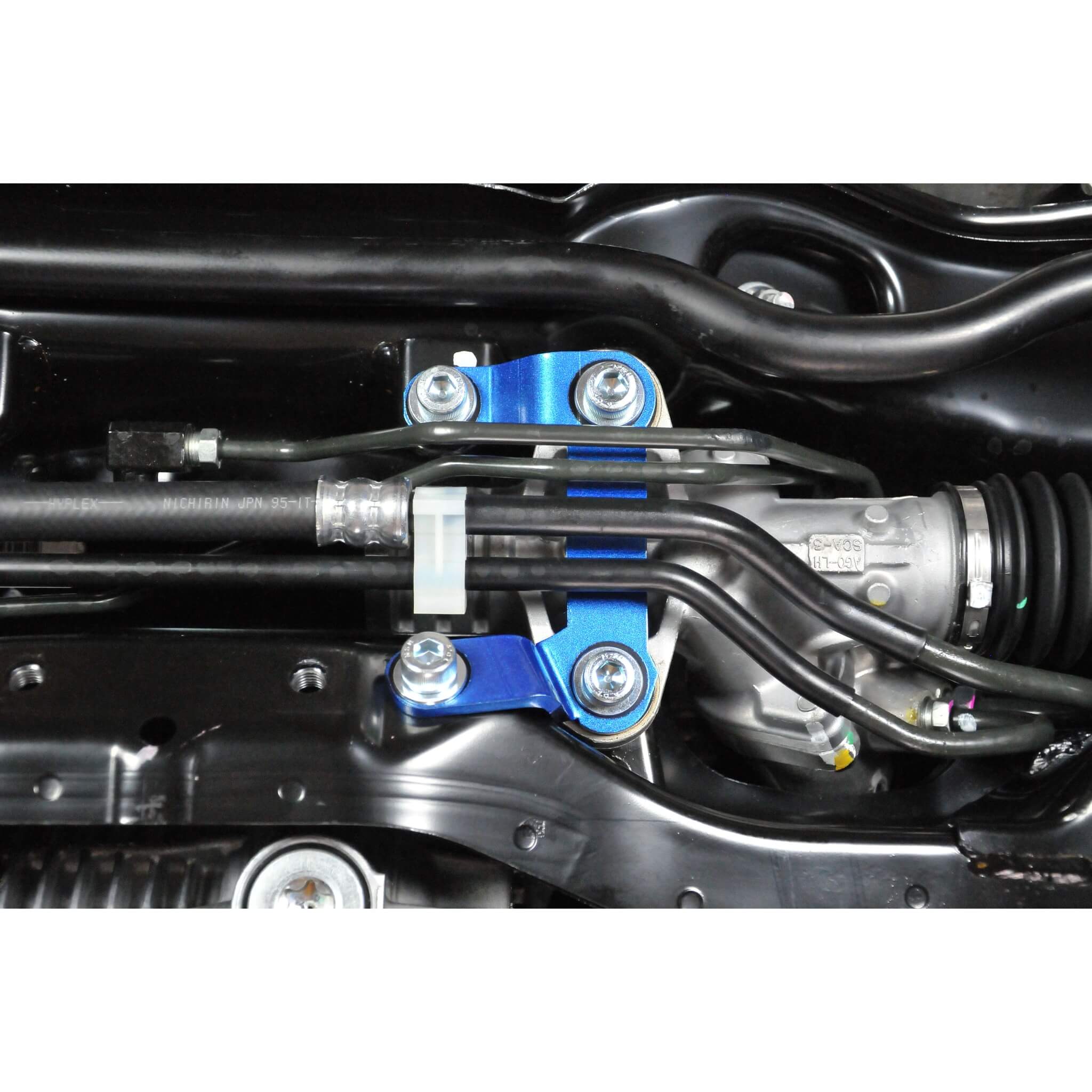 Cusco Steering Rack Power Brace, 2008-2014 WRX & 2008-2021 STi - Angle 6