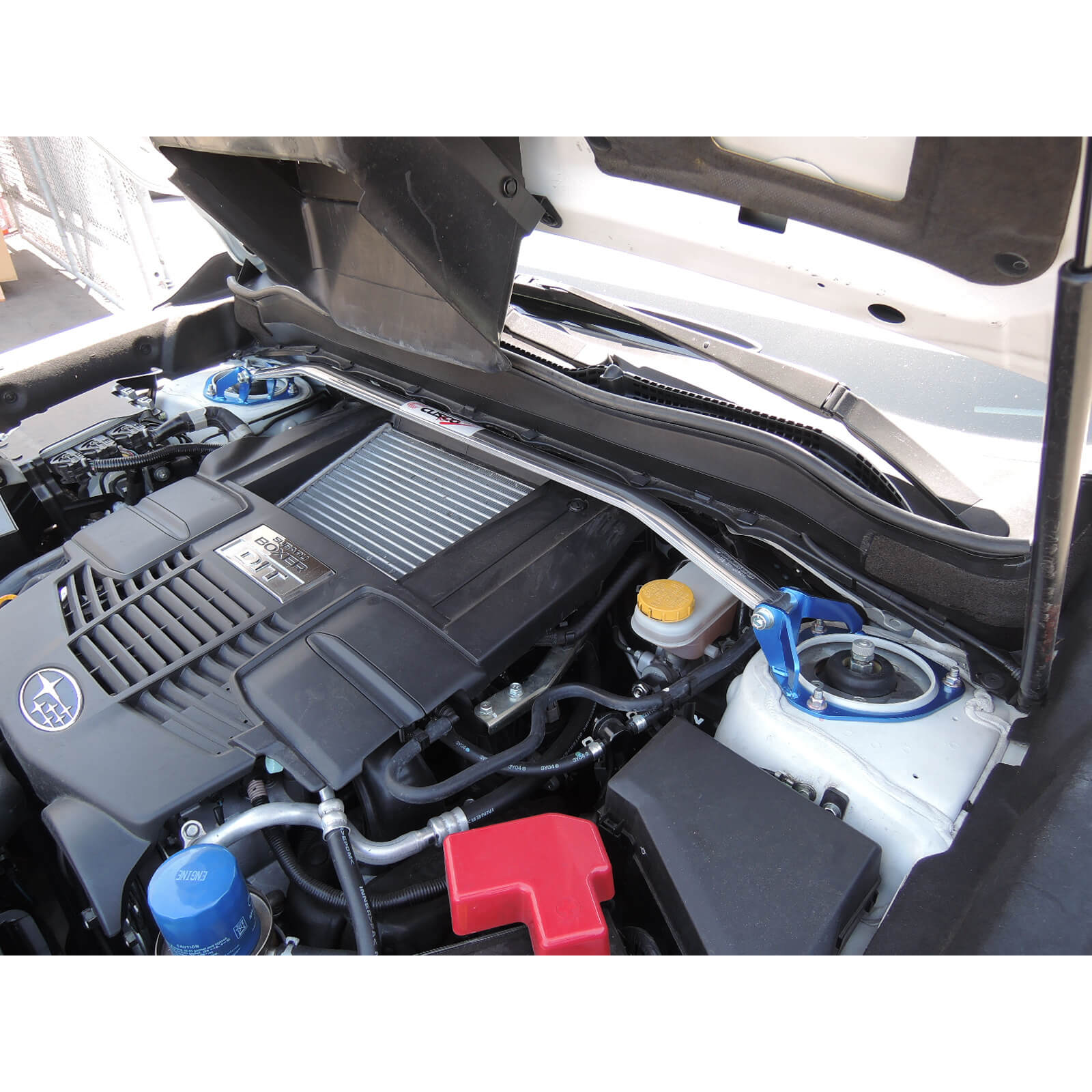 Cusco Type OS Front Strut Tower Brace, 2014-2015 Forester - Angle 2