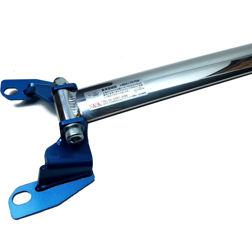 Cusco Type OS Rear Strut Tower Brace, 2015-2021 WRX & 2015-2021 STi - Angle 2