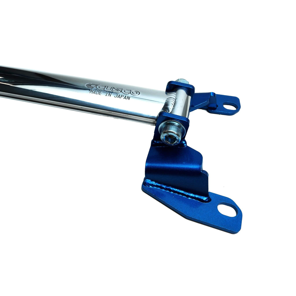 Cusco Type OS Rear Strut Tower Brace, 2015-2021 WRX & 2015-2021 STi - Angle 3