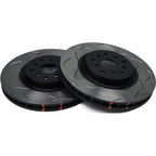 DBA 4000 T3 Series Front Rotors (Slotted, Pair), 2018-2021 STi & 2024+ WRX TR/TS
