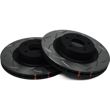 DBA 4000 T3 Series Front Rotors (Slotted, Pair), 2002-2014 WRX