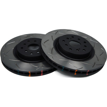 DBA 4000 T3 Series Front Rotors (Slotted, Pair), 2004-2017 STi