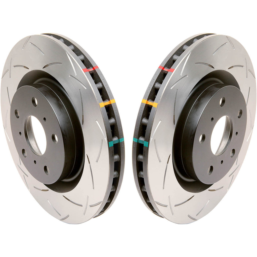 DBA 4000 T3 Series Rear Rotors (Slotted, Pair), 2008-2017 STi