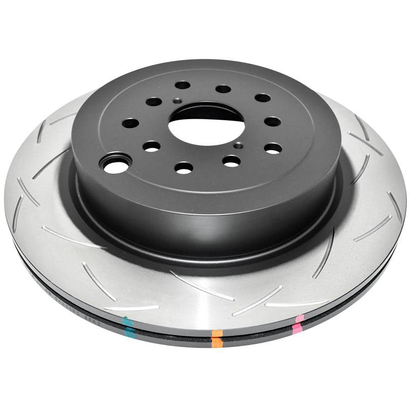 DBA 4000 T3 Series Rear Rotors (Slotted, Pair), 2008-2017 STi - Angle 2