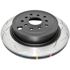 DBA 4000 T3 Series Rear Rotors (Slotted, Pair), 2008-2017 STi - Angle 2