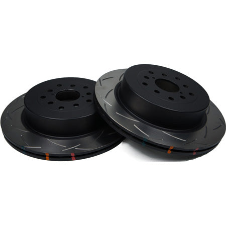 DBA 4000 T3 Series Rear Rotors (Slotted, Pair), 2016-2018 Focus RS