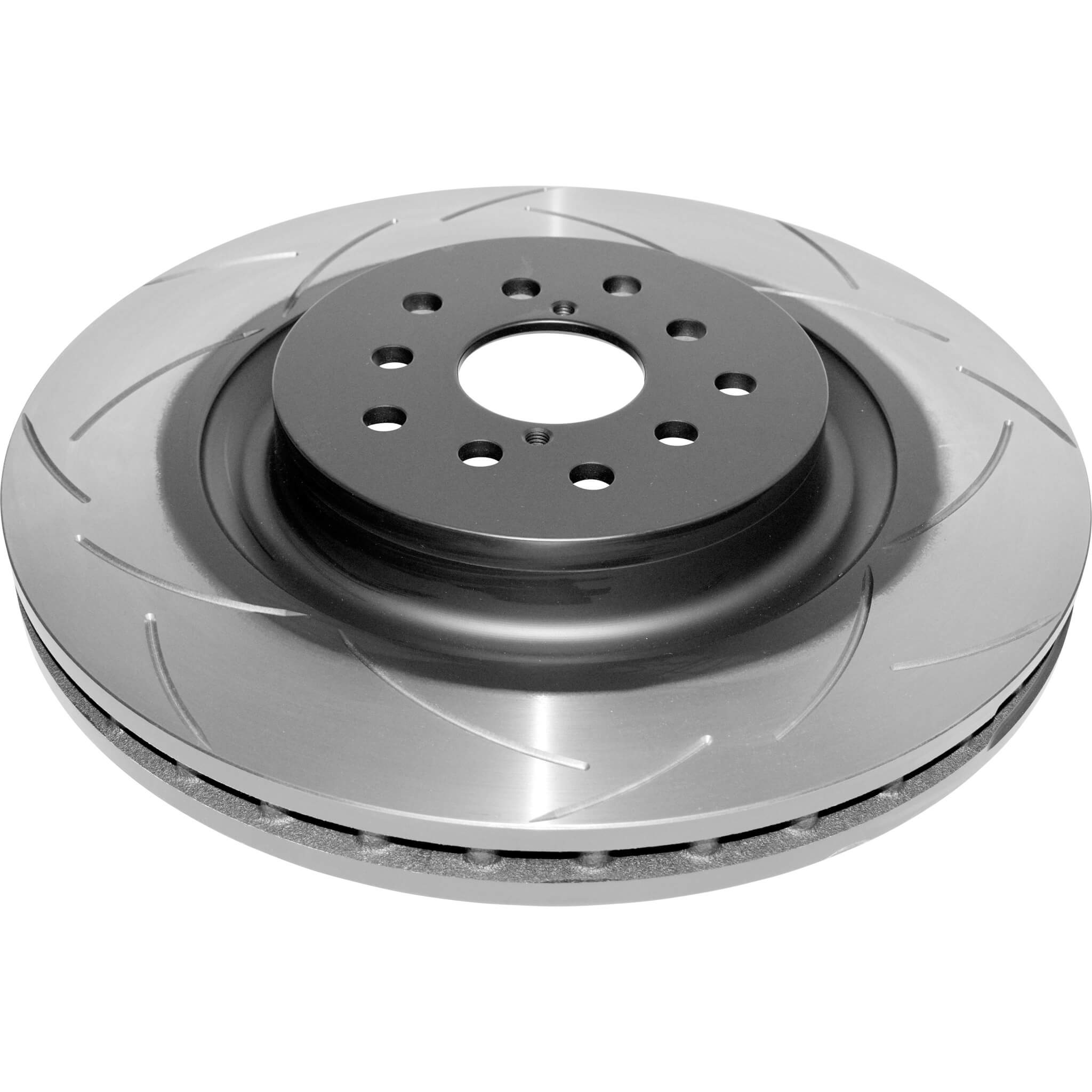 DBA Street Series T2 Front Rotor (Slotted, Each), 2018-2021 STi & 2024+ WRX TR/TS