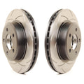 DBA Street Series T2 Front Rotors (Slotted, Pair), 2002-2014 WRX