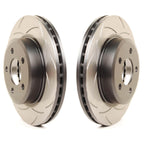 DBA Street Series T2 Front Rotors (Slotted, Pair), 2002-2014 WRX