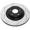DBA Street Series T2 Rear Rotor (Slotted, Each), 2018-2021 STi & 2024+ WRX TR/TS