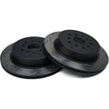DBA Street Series T2 Rear Rotors (Slotted, Pair), 2013-2025 BRZ/FR-S/86/GR86