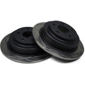 DBA Street Series T2 Rear Rotors (Slotted, Pair), 2006-2007 WRX