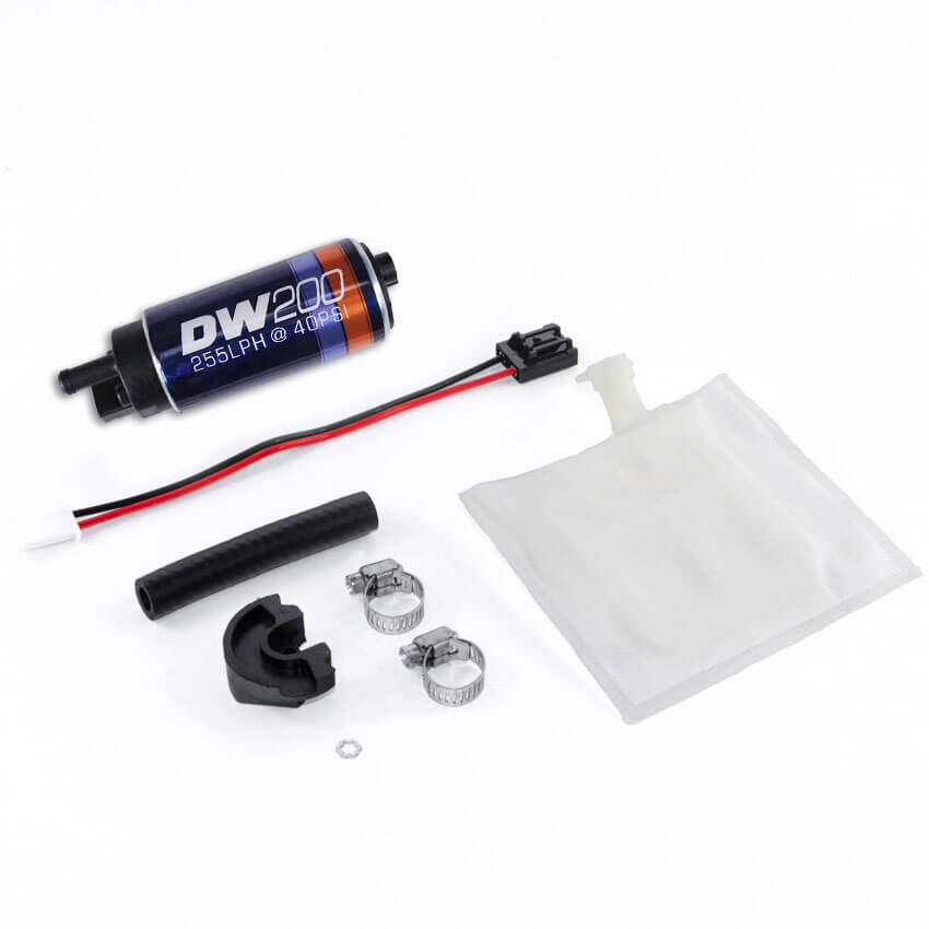 DeatschWerks DW200 255LPH Fuel Pump w/ Install Kit, 2002-2007 WRX & STi